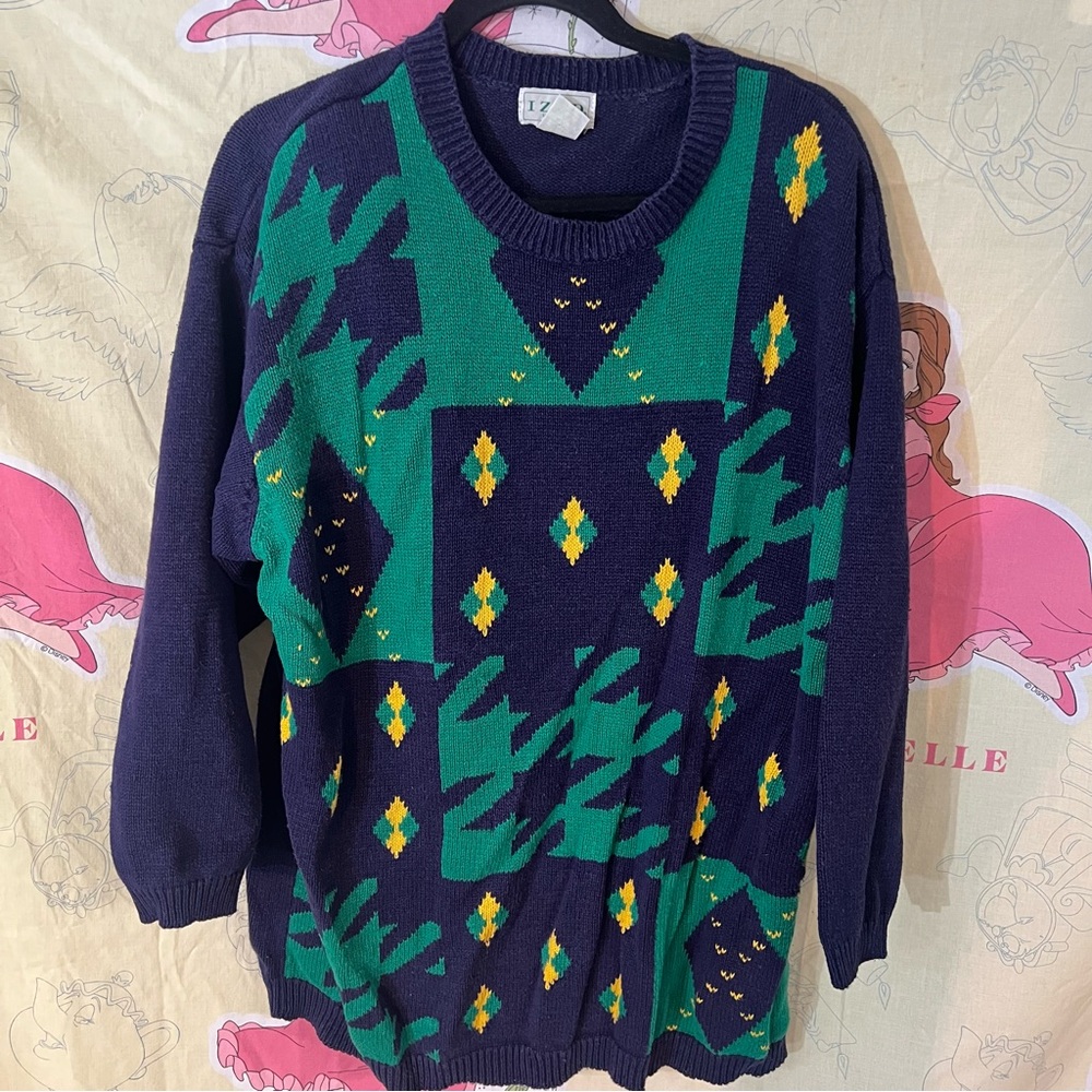 Vintage IZOD Woman Colorful Sweater